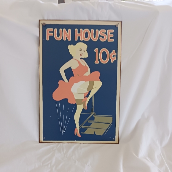 Vintage rusted metal sign reproduced to look like " the old timers" - Picture 4 of 4